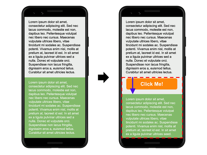 تغییر امتیاز layout-shift برای بهبود CLS