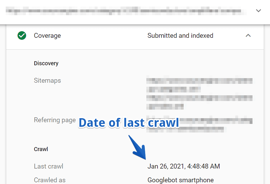 استفاده از Crawl Stats در URL Inspection