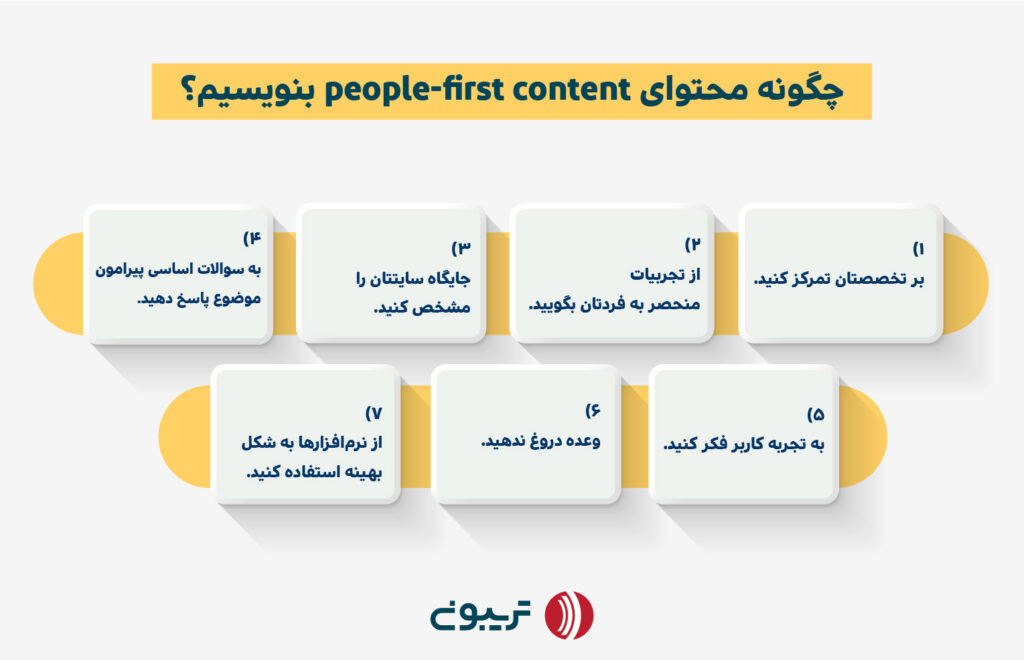 محتوای people first content 