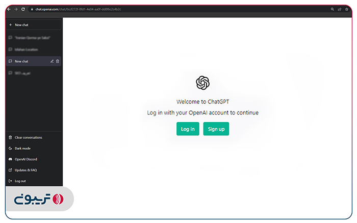 مراحل ثبت نام در Chatgpt
