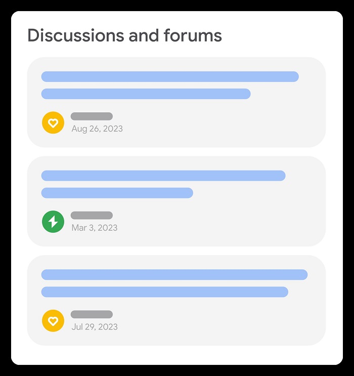ریچ ریزالت «Discussion Forum»
